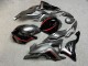 Purchase 2023-2026 Glossy Black with Grey & Red Kawasaki ZX6R Motorcycle Fairings UK