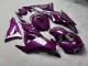 Purchase 2023-2026 Glossy Pink Carbon Fiber Style Kawasaki ZX6R Motorcycle Fairings UK