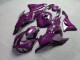 Purchase 2023-2026 Glossy Pink Carbon Fiber Style Kawasaki ZX6R Motorcycle Fairings UK