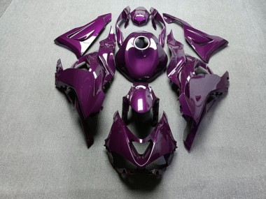 Purchase 2023-2026 Glossy Pink Carbon Fiber Style Kawasaki ZX6R Motorcycle Fairings UK