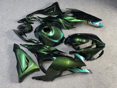 Purchase 2023-2026 Glossy Metallic Green Kawasaki ZX6R Motorcycle Fairings UK