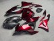 Purchase 2023-2026 Glossy Candy Red Carbon Fiber Style Kawasaki ZX6R Motorcycle Fairings UK