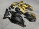Purchase 2023-2026 Glossy Black Gold Split Kawasaki ZX6R Motorcycle Fairings UK