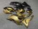 Purchase 2023-2026 Glossy Black Gold Split Kawasaki ZX6R Motorcycle Fairings UK