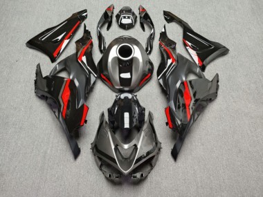 Purchase 2023-2026 Glossy Black Grey Red Kawasaki ZX114R Motorcycle Fairings UK