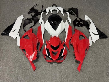 Purchase 2023-2026 Glossy Red White Black Kawasaki ZX6R Motorcycle Fairings UK