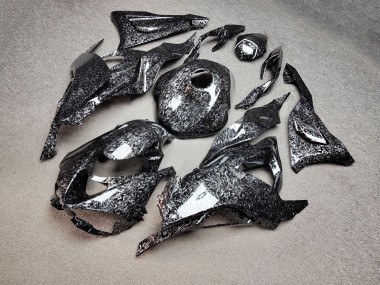 Purchase 2023-2026 Glossy Forged Carbon Fiber Style Kawasaki ZX6R Motorcycle Fairings UK