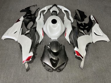Purchase 2023-2026 Pearl White Glossy Grey Red Kawasaki ZX6R Motorcycle Fairings UK