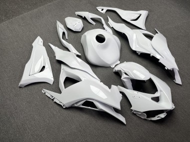 Purchase 2023-2026 Glossy White Kawasaki ZX6R Motorcycle Fairings UK