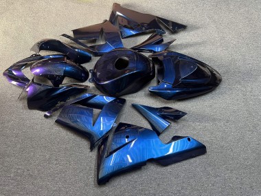 Purchase 2004-2005 Glossy Blue & Purple Chameleon Kawasaki ZX10R Motorcycle Fairings UK