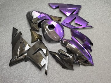 Purchase 2004-2005 Glossy Carbon Fiber Style Purple Split Kawasaki ZX10R Motorcycle Fairings UK