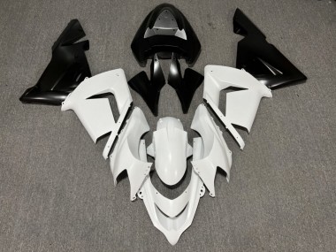 Purchase 2004-2005 Matte White Black Kawasaki ZX10R Motorcycle Fairings UK