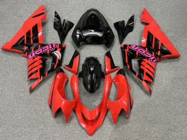 Purchase 2004-2005 Glossy Red Black Kawasaki ZX10R Motorcycle Fairings UK