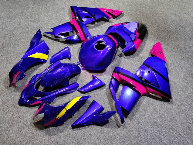 Purchase 2004-2005 Glossy Blue Pink Yellow Kawasaki ZX10R Motorcycle Fairings UK