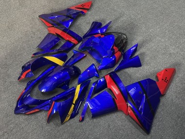 Purchase 2004-2005 Glossy Blue Red Yellow Kawasaki ZX10R Motorcycle Fairings UK
