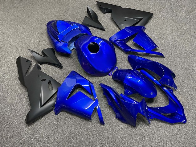 Purchase 2004-2005 Glossy Blue Matte Black Kawasaki ZX10R Motorcycle Fairings UK