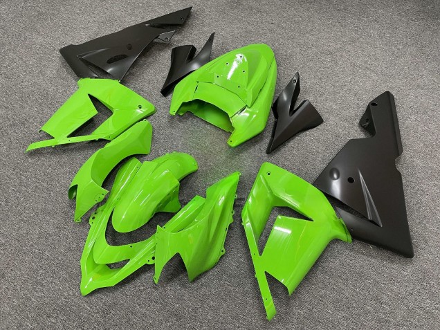 Purchase 2004-2005 Glossy Green Matte Black Kawasaki ZX10R Motorcycle Fairings UK