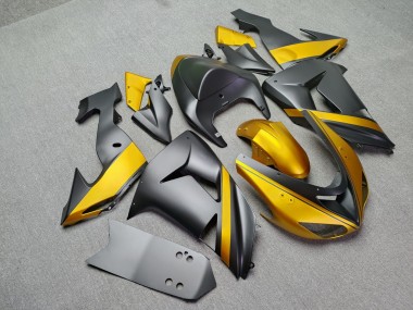 Purchase 2006-2007 Matte Black & Burnt Orange Kawasaki ZX10R Motorcycle Fairings UK