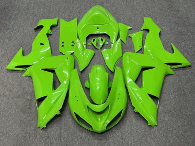 Purchase 2006-2007 Glossy Lime Green Kawasaki ZX10R Motorcycle Fairings UK