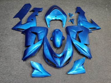 Purchase 2006-2007 Glossy Metallic Blue Kawasaki ZX10R Motorcycle Fairings UK