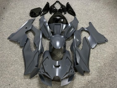 Purchase 2021-2026 Glossy Grey & Black Kawasaki ZX10R Motorcycle Fairings UK