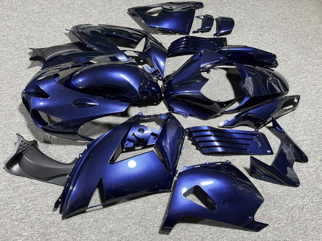 Purchase 2006-2011 Glossy Dark Blue Kawasaki ZX14R ZZR1400 Motorcycle Fairings UK