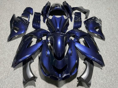 Purchase 2006-2011 Glossy Dark Blue Kawasaki ZX14R ZZR1400 Motorcycle Fairings UK