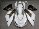 Purchase 2006-2011 Glossy White & Matte Black with Gold Kawasaki ZX14R ZZR1400 Motorcycle Fairings UK