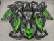 Purchase 2006-2011 Forged Carbon Fiber Style Green Kawasaki ZX14R ZZR1400 Motorcycle Fairings UK