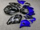 Purchase 2006-2011 Matte Black Blue Silver Flame Kawasaki ZX14R ZZR1400 Motorcycle Fairings UK