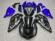 Purchase 2006-2011 Matte Black Blue Silver Flame Kawasaki ZX14R ZZR1400 Motorcycle Fairings UK