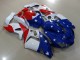 Purchase 2006-2011 Glossy Blue White Red Kawasaki ZX14R ZZR1400 Motorcycle Fairings UK