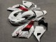 Purchase 2006-2011 Glossy White Black Red Flame Kawasaki ZX14R ZZR1400 Motorcycle Fairings UK