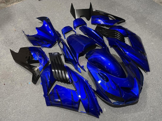 Purchase 2006-2011 Glossy Blue Kawasaki ZX14R ZZR1400 Motorcycle Fairings UK