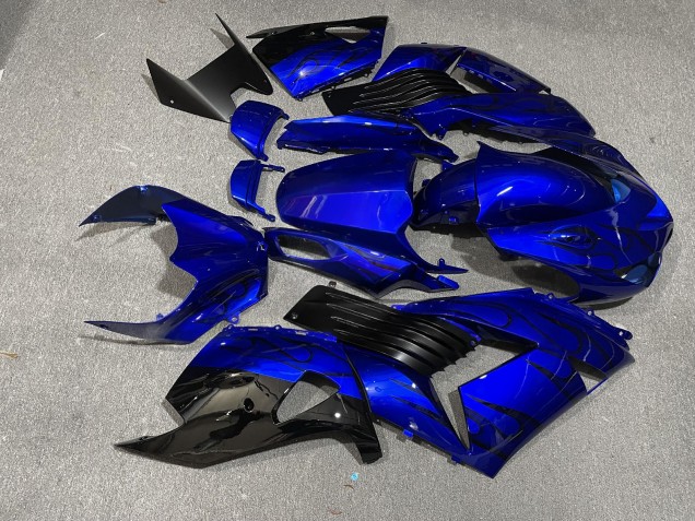 Purchase 2006-2011 Glossy Blue Kawasaki ZX14R ZZR1400 Motorcycle Fairings UK