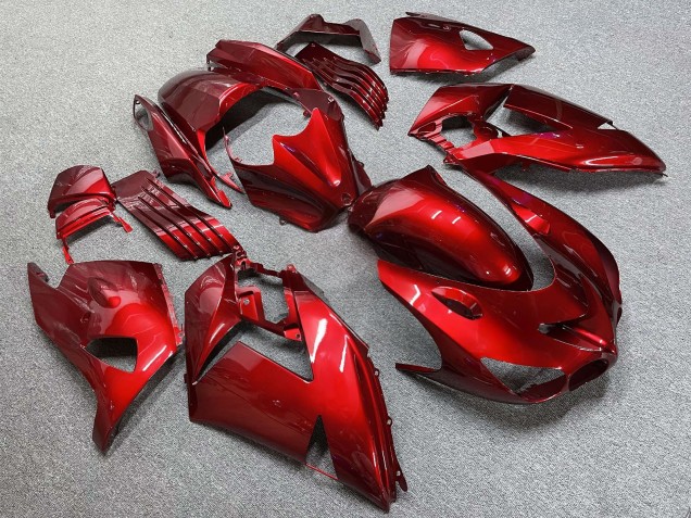 Purchase 2006-2011 Glossy Candy Red Kawasaki ZX14R ZZR1400 Motorcycle Fairings UK