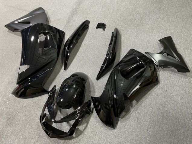 Purchase 2006-2008 Glossy & Matte Black Kawasaki Ninja 650 EX650 Motorcycle Fairings UK