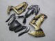 Purchase 2012-2016 Matte Black & Gold Skull Kawasaki Ninja 650 EX650 Motorcycle Fairings UK