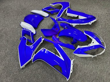 Purchase 2012-2016 Glossy Blue White Kawasaki Ninja 650 EX650 Motorcycle Fairings UK