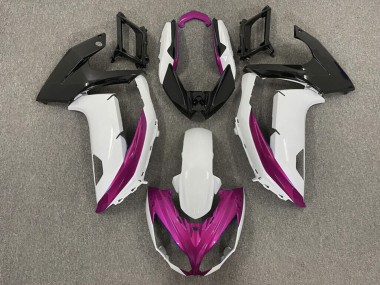 Purchase 2012-2016 Glossy White Magenta Kawasaki Ninja 650 EX650 Motorcycle Fairings UK