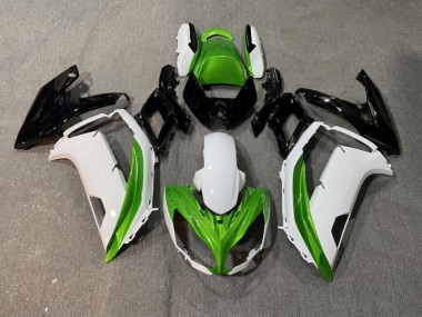 Purchase 2012-2016 Glossy White & Green with Black Kawasaki Ninja 650 EX650 Motorcycle Fairings UK