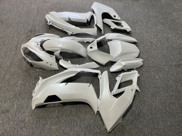 Purchase 2012-2016 Glossy Pearl White Kawasaki Ninja 650 EX650 Motorcycle Fairings UK