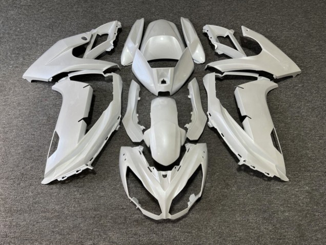 Purchase 2012-2016 Glossy Pearl White Kawasaki Ninja 650 EX650 Motorcycle Fairings UK