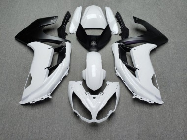 Purchase 2012-2016 Glossy Black White Kawasaki Ninja 650 EX650 Motorcycle Fairings UK