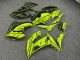 Purchase 2017-2019 Matte Black & High Vis Yellow Split Kawasaki Ninja 650 EX650 Motorcycle Fairings UK