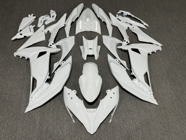 Purchase 2017-2019 Glossy White Kawasaki Ninja 650 EX650 Motorcycle Fairings UK