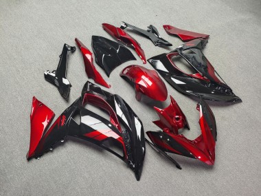 Purchase 2017-2019 Glossy Dark Red Black Kawasaki Ninja 650 EX650 Motorcycle Fairings UK