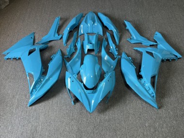 Purchase 2017-2019 Glossy Light Blue Kawasaki Ninja 650 EX650 Motorcycle Fairings UK