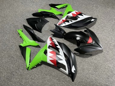 Purchase 2017-2019 Matte Green & Black Shark Kawasaki Ninja 650 EX650 Motorcycle Fairings UK