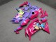 Purchase 2020-2026 Glossy Pink & Purple Anime Split Kawasaki Ninja 650 EX650 Motorcycle Fairings UK